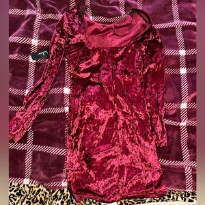 Red Velvet Lulu Dress